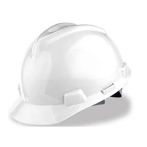 Original MSA Vgard ex USA helmet, with staz-on / fastrac