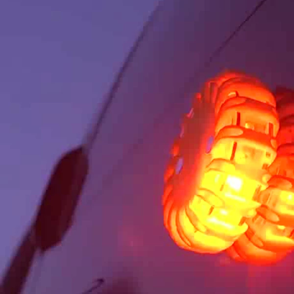 Lampu rotary LED traffic road flare